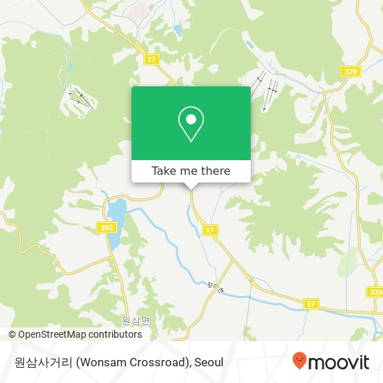 원삼사거리 (Wonsam Crossroad) map