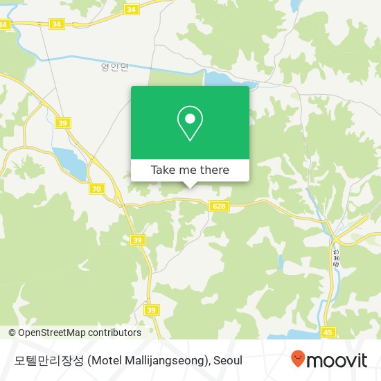 모텔만리장성 (Motel Mallijangseong) map