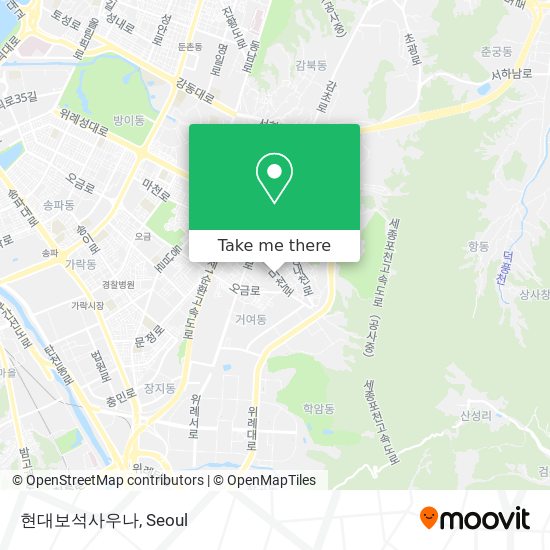 현대보석사우나 map