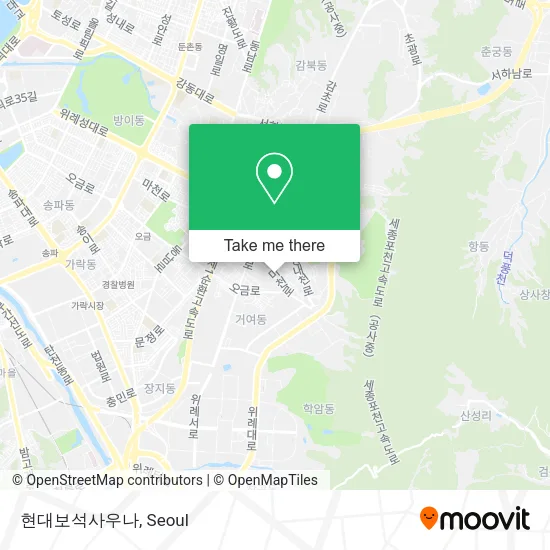 현대보석사우나 map