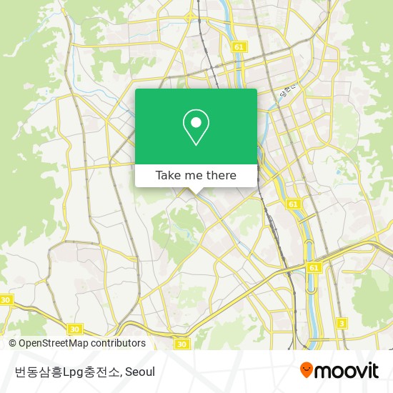 번동삼흥Lpg충전소 map