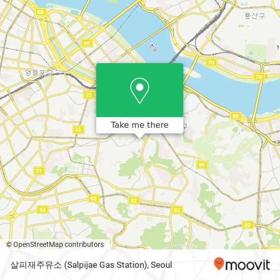 살피재주유소 (Salpijae Gas Station) map
