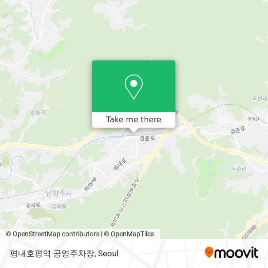 평내호평역 공영주차장 map