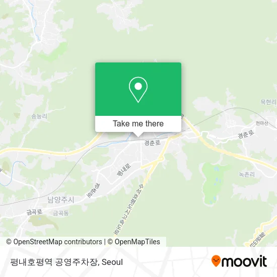 평내호평역 공영주차장 map