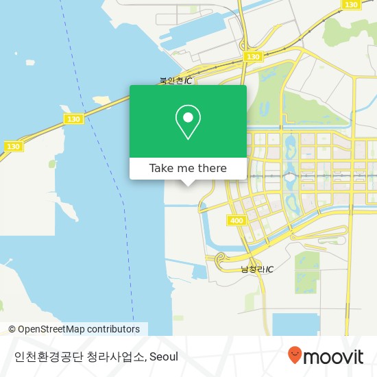 인천환경공단 청라사업소 map