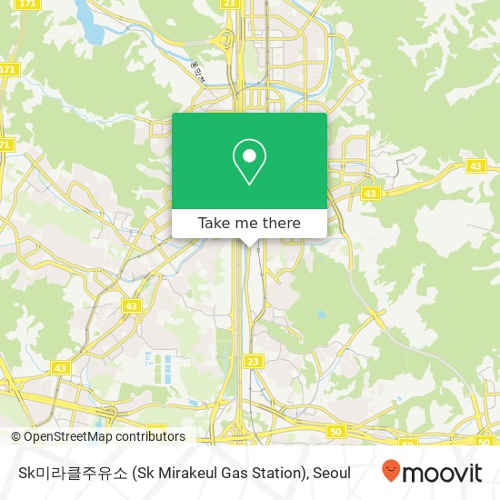 Sk미라클주유소 (Sk Mirakeul Gas Station) map