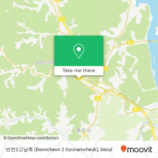 번천2교남측 (Beoncheon 2 Gyonamcheuk) map