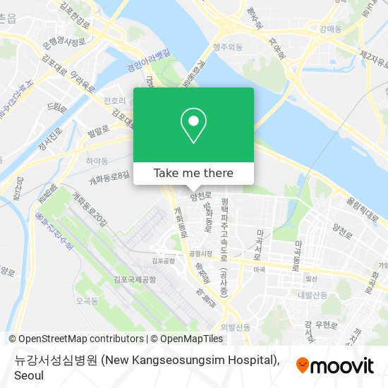 뉴강서성심병원 (New Kangseosungsim Hospital) map