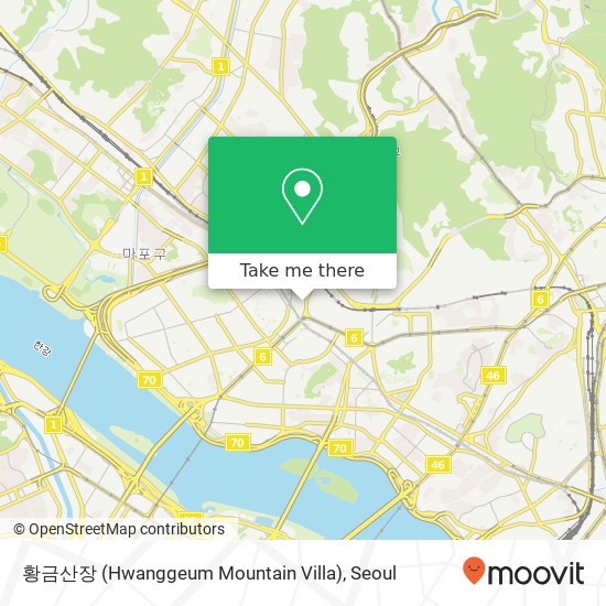 황금산장 (Hwanggeum Mountain Villa) map
