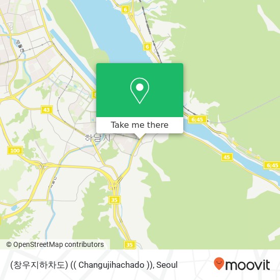 (창우지하차도) (( Changujihachado )) map