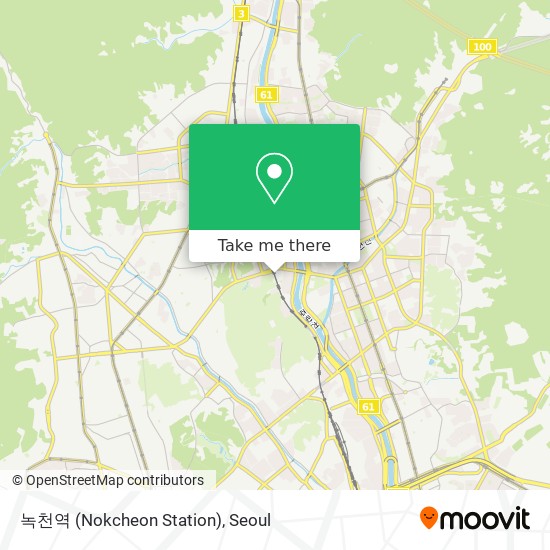 녹천역 (Nokcheon Station) map