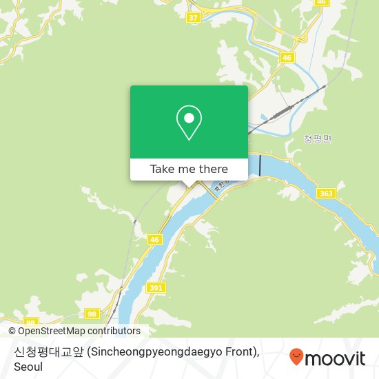 신청평대교앞 (Sincheongpyeongdaegyo Front) map
