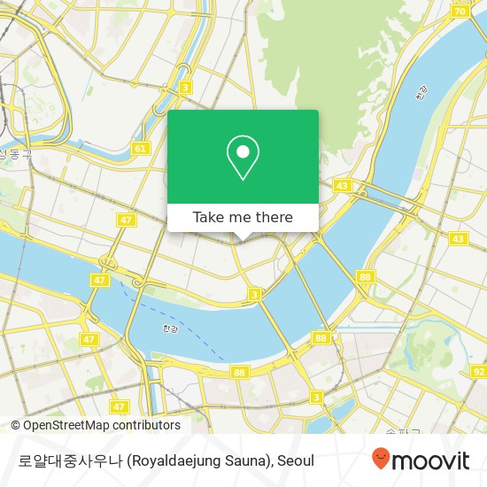 로얄대중사우나 (Royaldaejung Sauna) map