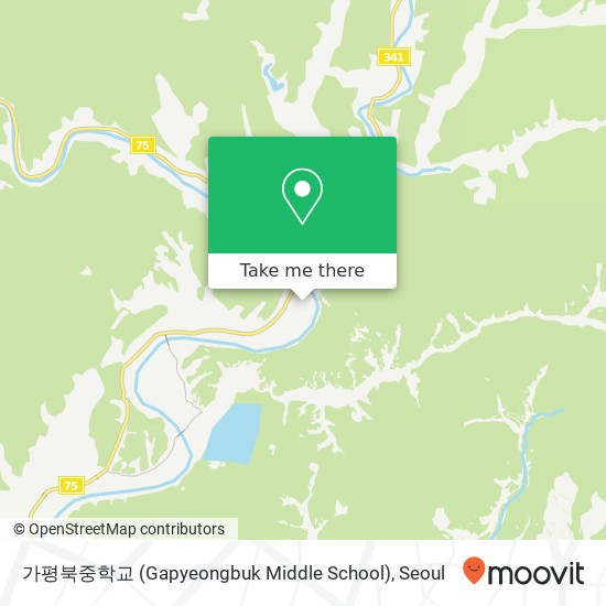 가평북중학교 (Gapyeongbuk Middle School) map