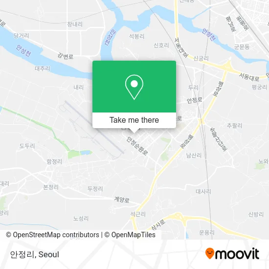 안정리 map