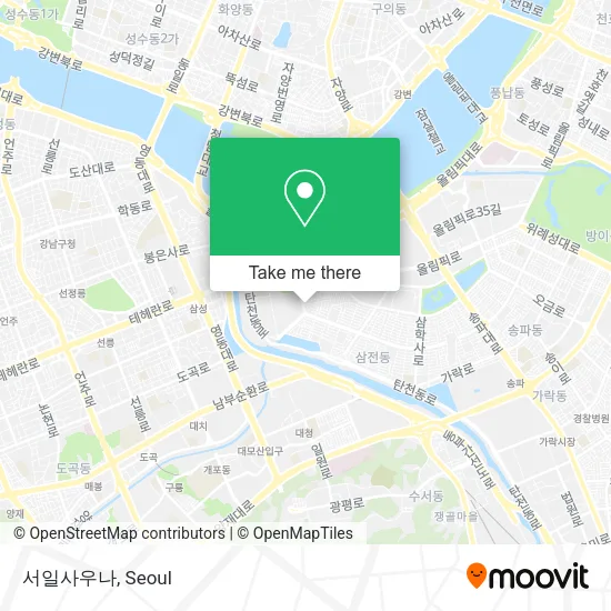 서일사우나 map