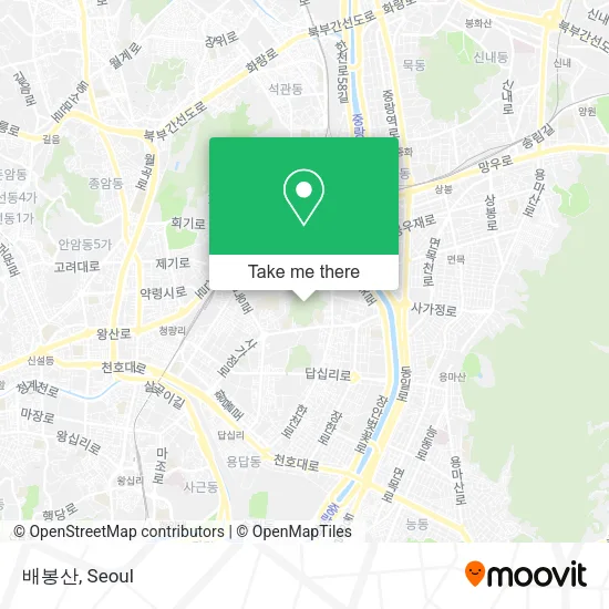 배봉산 map