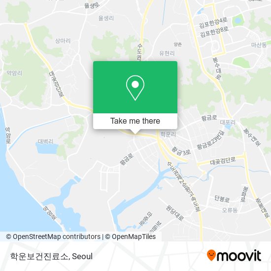 학운보건진료소 map