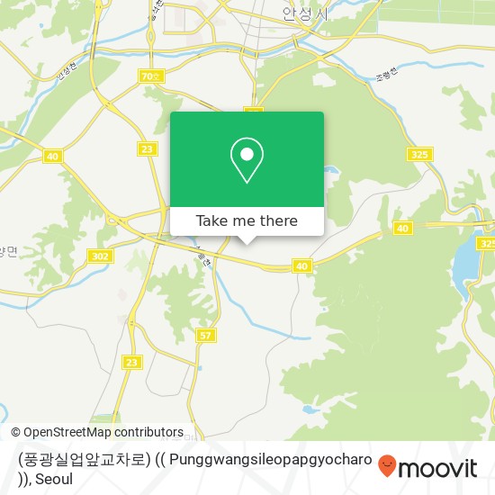(풍광실업앞교차로) (( Punggwangsileopapgyocharo )) map