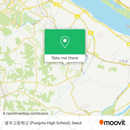 풍무고등학교 (Pungmu High School) map