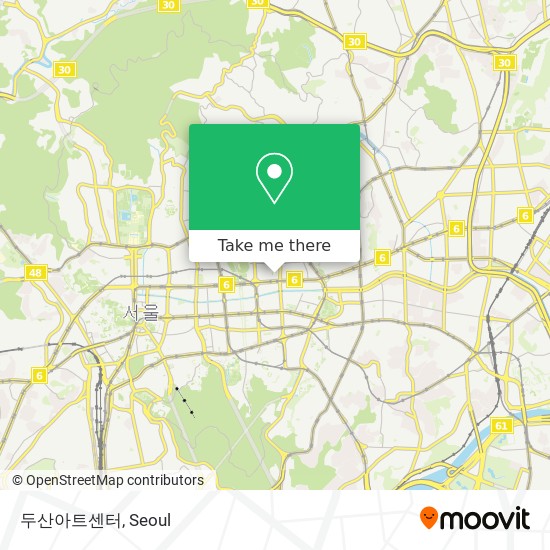 두산아트센터 map