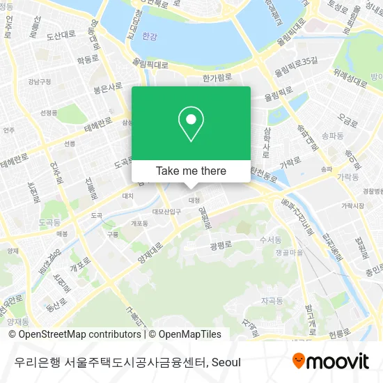 우리은행 서울주택도시공사금융센터 map
