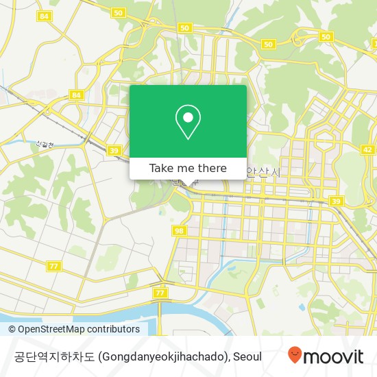공단역지하차도 (Gongdanyeokjihachado) map