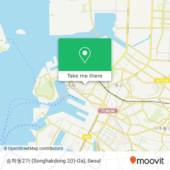 송학동2가 (Songhakdong 2(I)-Ga) map