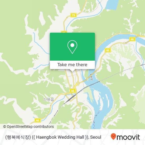 (행복예식장) (( Haengbok Wedding Hall )) map