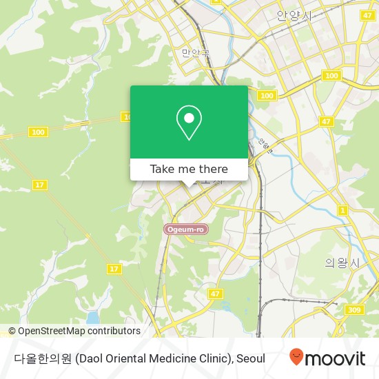 다올한의원 (Daol Oriental Medicine Clinic) map