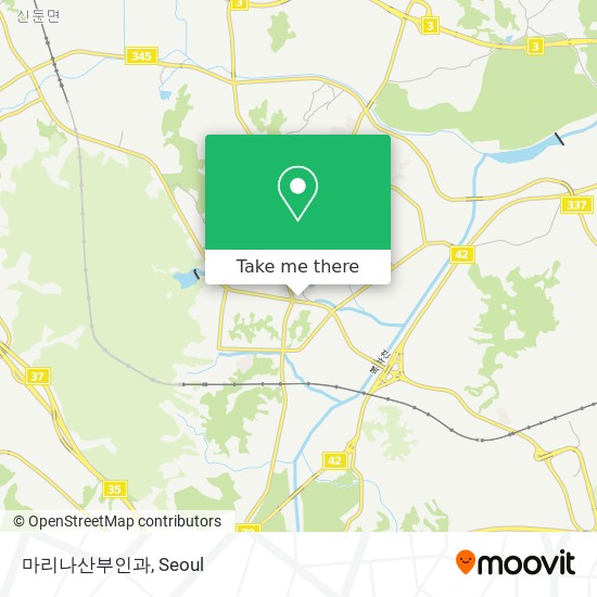 마리나산부인과 map