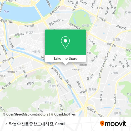 가락농수산물종합도매시장 map