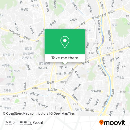 청량리1동문고 map