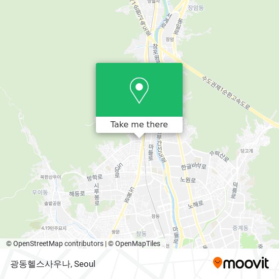 광동헬스사우나 map