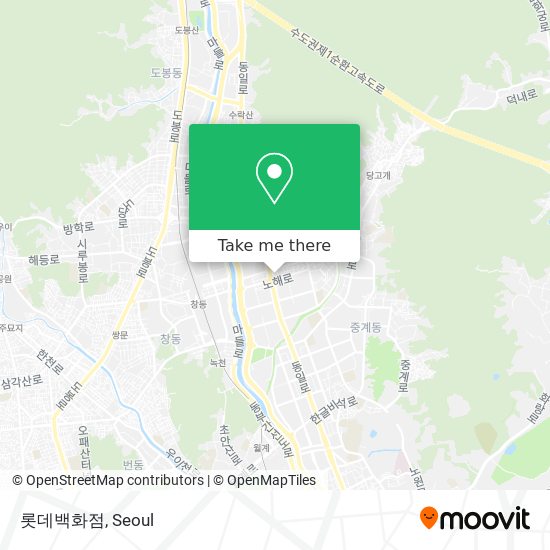 롯데백화점 map