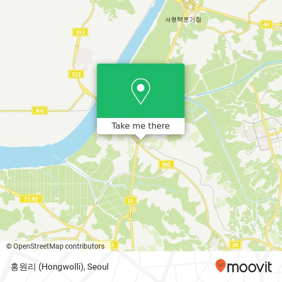 홍원리 (Hongwolli) map