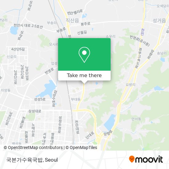 국본가수육국밥 map