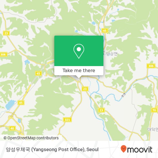 양성우체국 (Yangseong Post Office) map