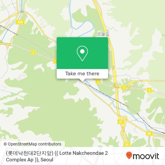 (롯데낙천대2단지앞) (( Lotte Nakcheondae 2 Complex Ap )) map