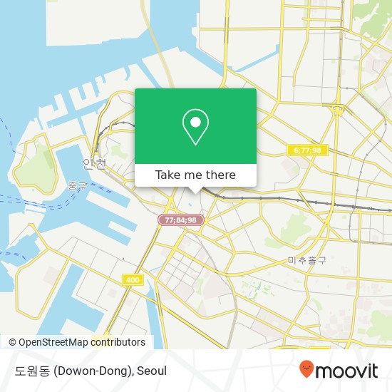 도원동 (Dowon-Dong) map