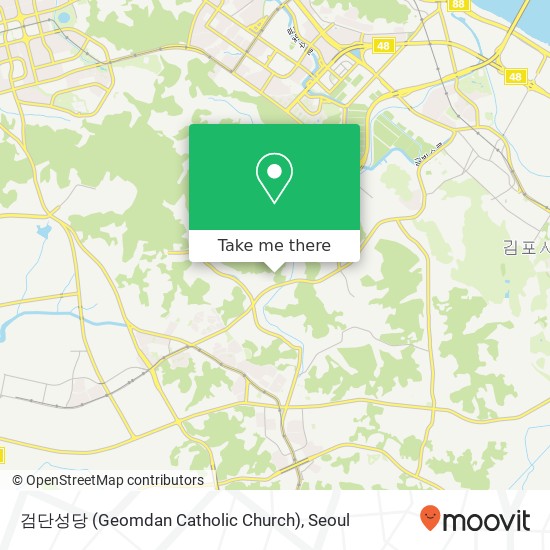 검단성당 (Geomdan Catholic Church) map