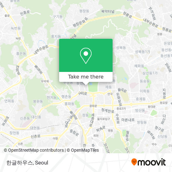 한글하우스 map