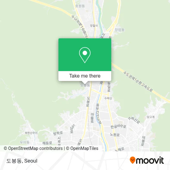 도봉동 map