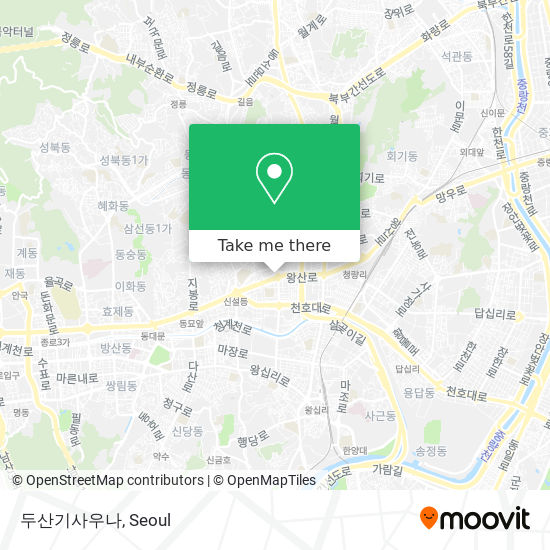 두산기사우나 map