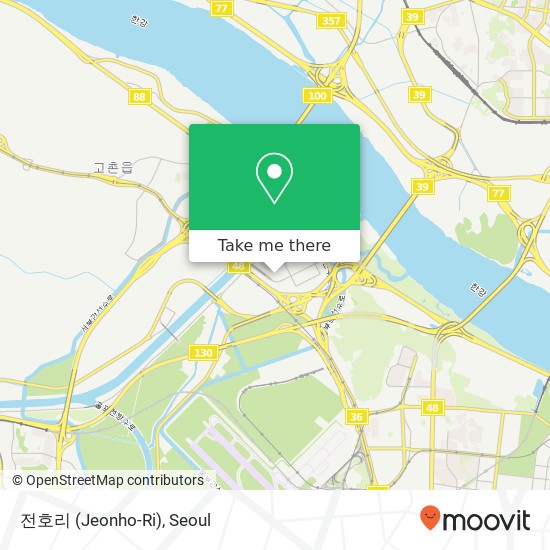 전호리 (Jeonho-Ri) map