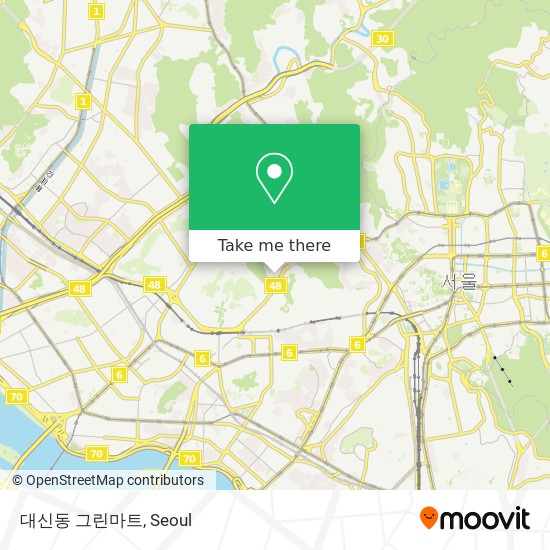 대신동 그린마트 map