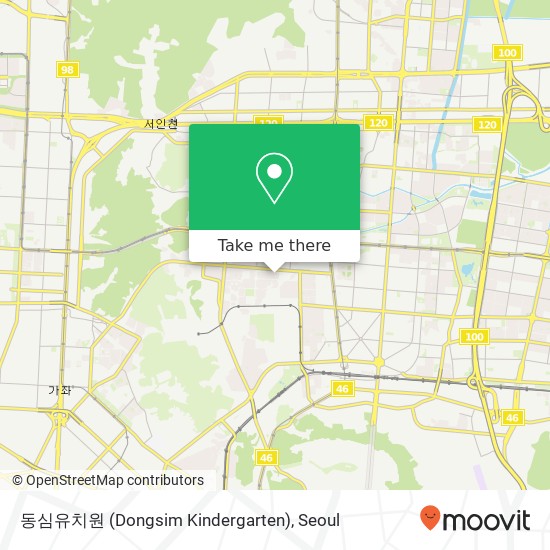 동심유치원 (Dongsim Kindergarten) map