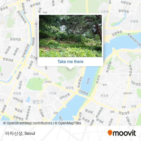 아차산성 map