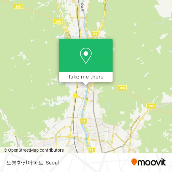 도봉한신아파트 map