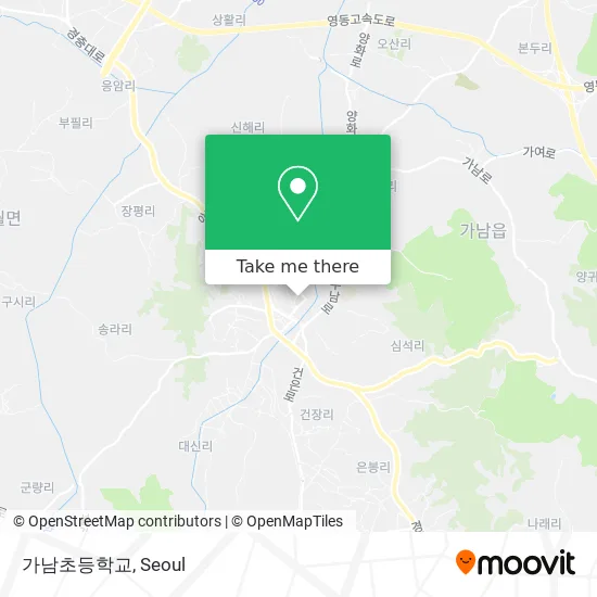 가남초등학교 map